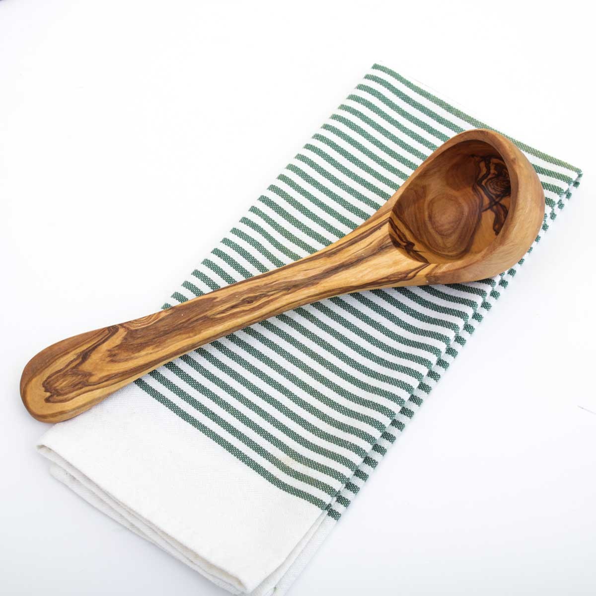 Louche en bois d'olivier  - 1