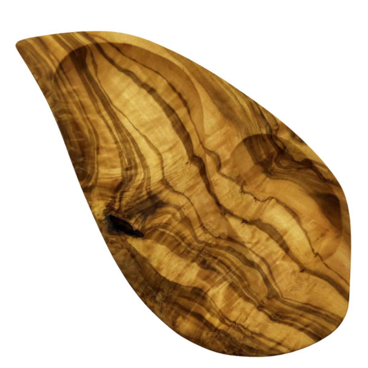 Plat à olives en bois d'olivier  - 2