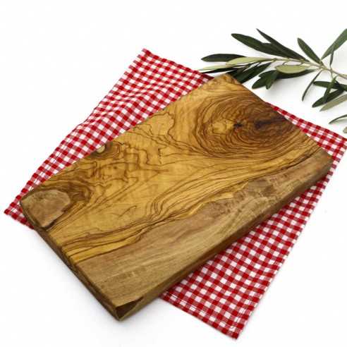 Olive wood cutting board rectangular 30 cm