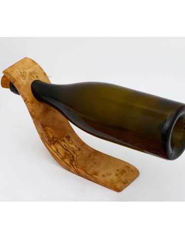 Olive Wood Wine Bottle Holder