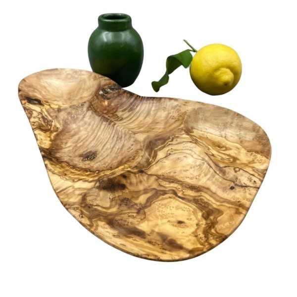 Exquisite Olive Wood Appetizer Platter