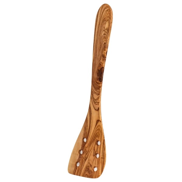 Olive Wood Spatula with Holes