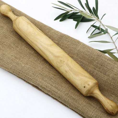 Olive Wood Rolling Pin with handles