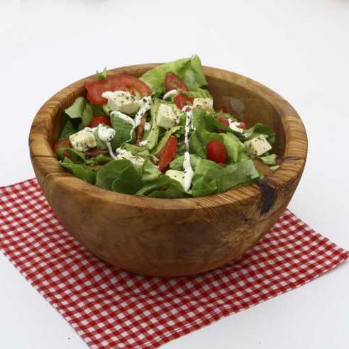 Olive wood salad bowl diameter 20-22cm