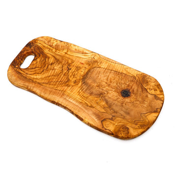 Planche à découper en bois d'olivier avec trou 50-60cm  - 2