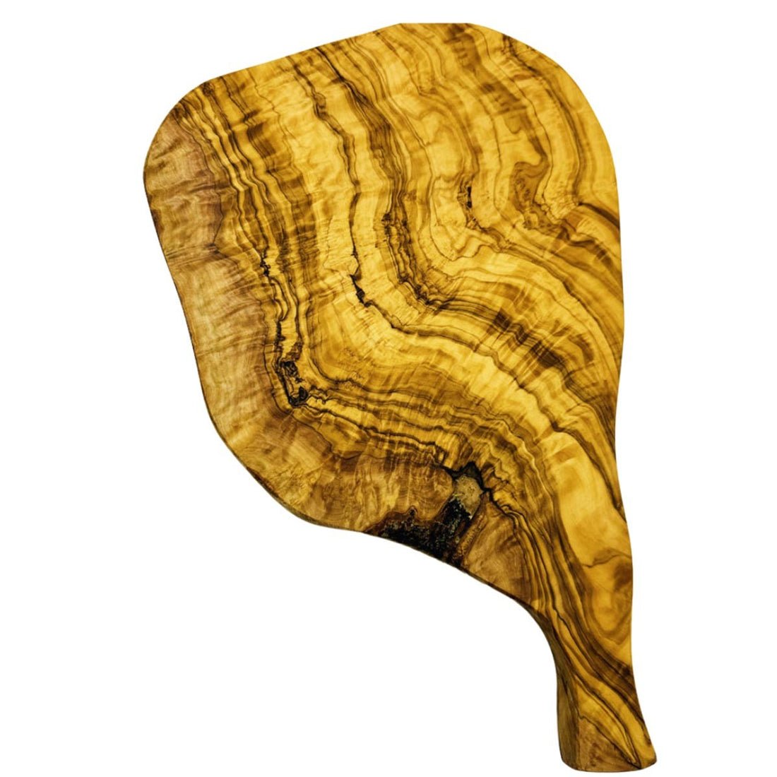 Planche à découper avec poignée en bois d'olivier  - 2