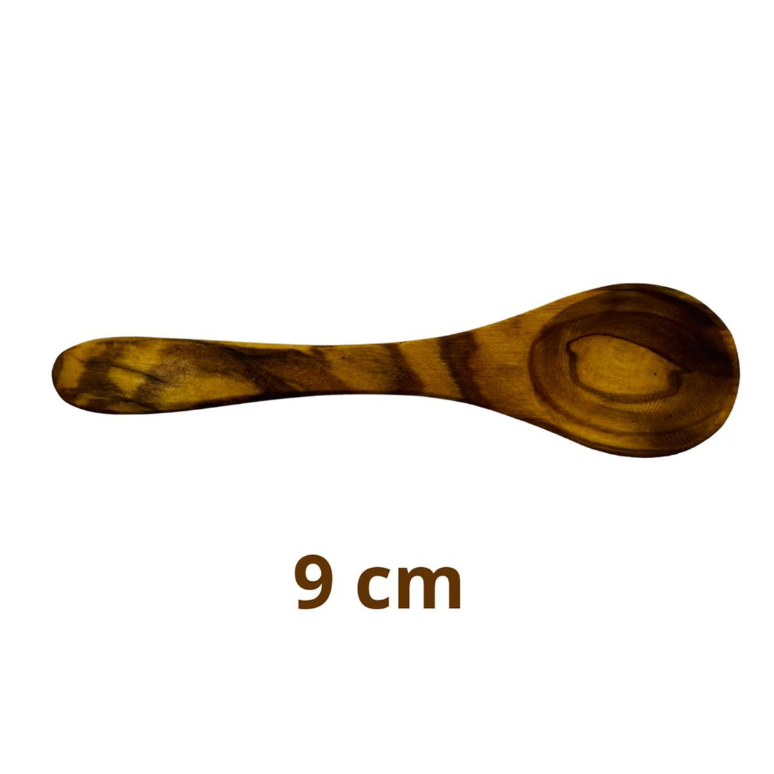 Cuillère à café en bois d'olivier 9 cm  - 2