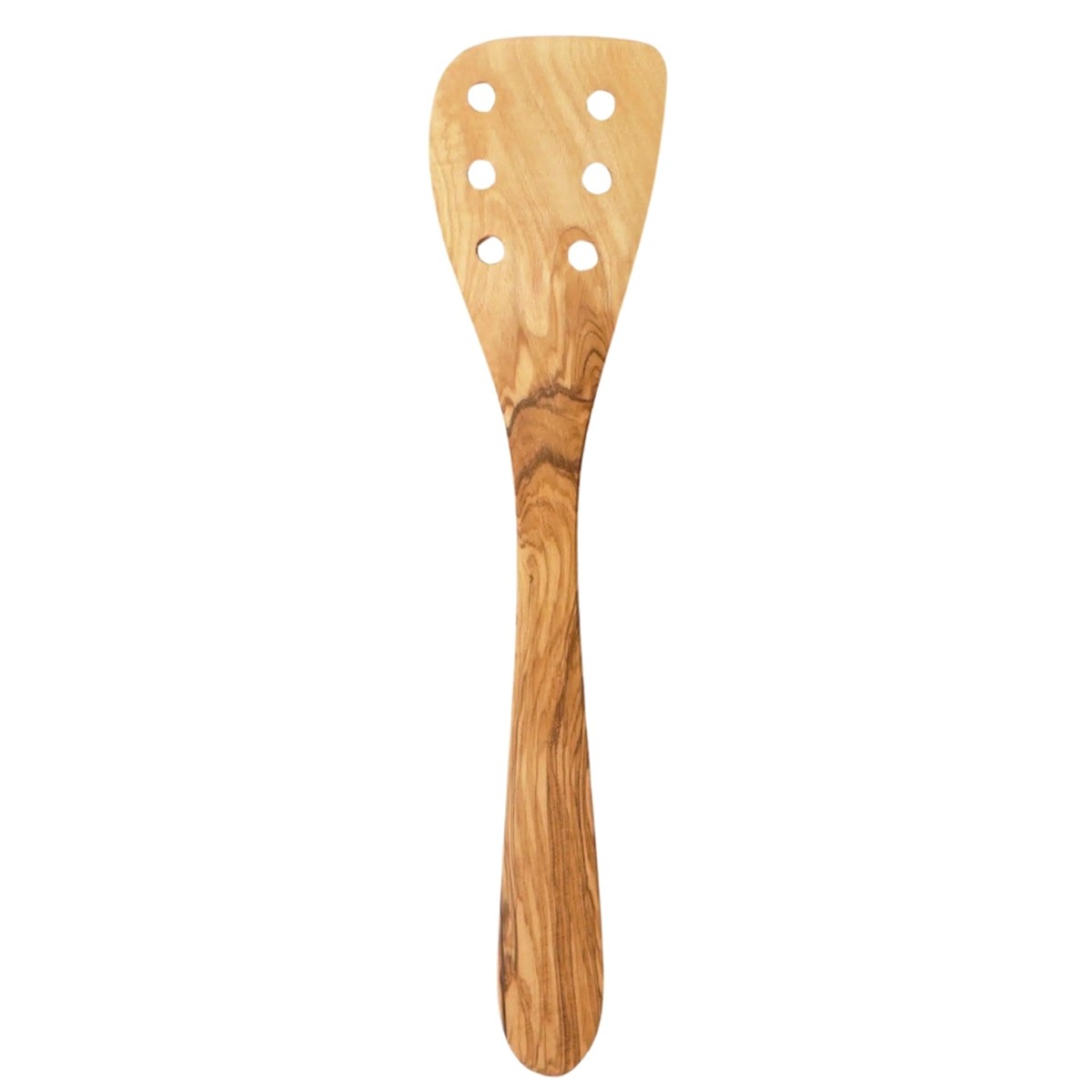 Olive Wood Spatula with Holes