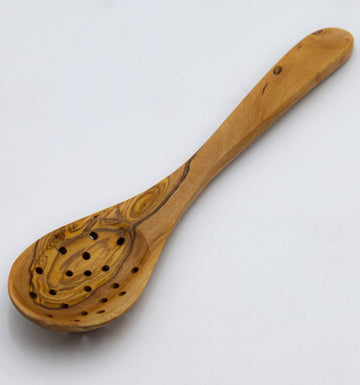 Olivenholz-Schlitzlöffel