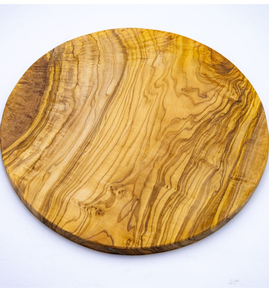 Round Olive Wood Board