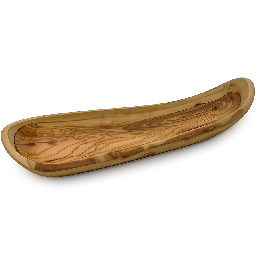 Corbeille à pain en bois d'olivier 40 cm